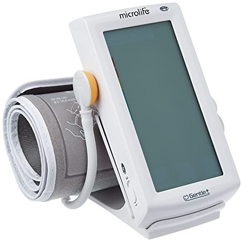 Tensiometre Braccio Microlife BP A7 Touch con rilevamento della fibrillazione atriale e schermo touch, bianco