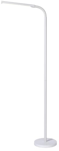 LUCIDE GILLY - Lampadaire/lampe de lecture - LED - 1x6W 2700K - Blanc