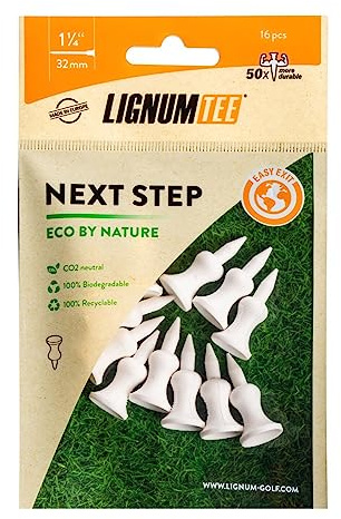 LIGNUM 32MM NXT Step Ecoline Tee 12PK Tee da golf biodegradabili