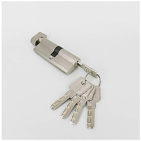 Hebras Commercial Core Interior Puerta Cerradura de Cilindro 29mmTrees Altura Crossroads Cadenas Principal de Cobre Amarillo Bombin Cerradura 776