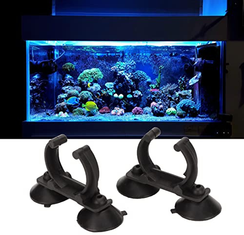 2 StüCk Aquarium Heizstab SaugnäPfe Befestigungsclip, Aquarium Heizung SaugnäPfe SaugnäPfe Clips Halter Schellen Starke Saugkraft Genaue Befestigung Heizstab SaugnäPfe Clips