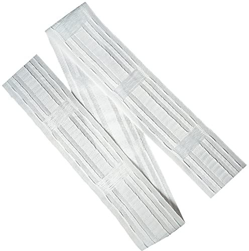 WANYI 85mm Nastro per Tende Universale Fettuccia per Tende Multifunzionale Nastro con Pieghe a Matita per Tenda per Finestra, Tenda per Porta, Tenda per Doccia (10m)