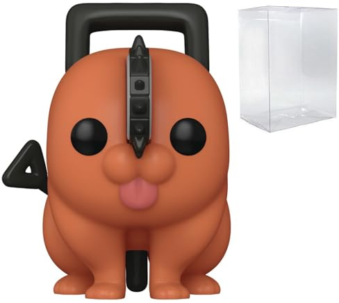 POP Anime: Chainsaw Man - Pochita Funko Vinyl Figure (Bundled with Compatible Box Protector Case), Multicolor, 3.75 inches