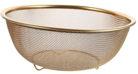 SOLUSTRE Colino Maglie Fini in Acciaio Colino Rete Cestello Scolapasta Per Alimenti e Filtraggio