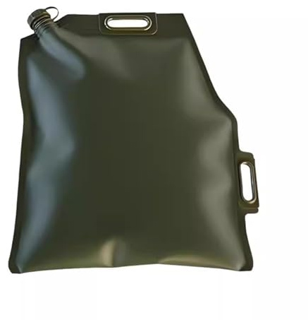 DVTFRUI Jerrican Essence Souple Bidon Carburant Portable avec Bouchon Sécurisé Et Poignées De Transport Léger Et Résistant,10L