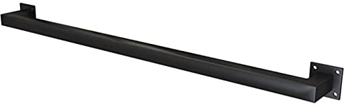 GHHVFEC Corrimano per Scale in Metallo Corrimano per Scale per Esterni/Interni, Contro Il Muro Corrimano per ringhiera Tubolare Quadrata per Anziani/Bambini, Barra di Sostegno per Giardino