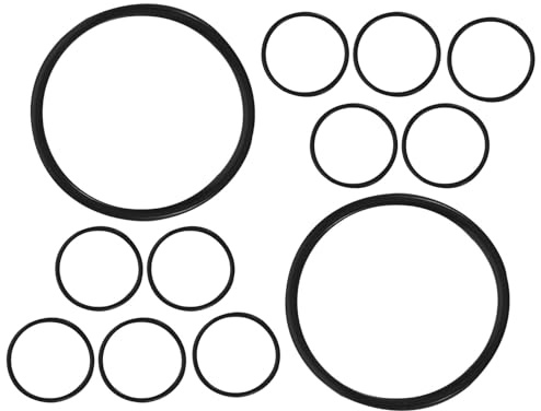 Parliky 12 Pezzi Bande Elastiche in Gomma Nera per Microfono Condensatore, Supporto Shock Mount Anti-vibrazione per Studio e Performance Vocali