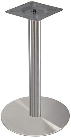 ONPIRA Untergestell Rund Edelstahl Tischgestell Bistrotisch Bodenplatte Ø45cm