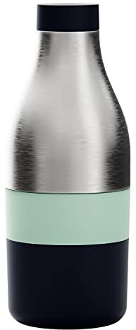 Trebonn - Food & Hydrate 3 - Botella isotérmica multicompartimento 3 en 1 para bebidas y alimentos. Perfecto para oficina, almuerzos de trabajo, merienda en la escuela, deporte o picnic.