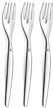 Lou Laguiole Jet - 6 lots de 3 fourchettes à gâteaux