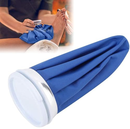 Sac de Glace, Poche de Glace Cheville Genou, Poche à Glace Réutilisable en Tissu Doux, Sac de Glace Réutilisable Blessé, Pain de Glace Anti-Douleur, Pour Tête, Dos, Cou, Paule, etc, 1 Pièce