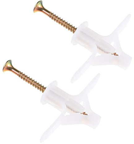 GLEAVI 100pièces Kit De Vis Ancrage Pour Plaques De Plâtre Avec Vis Auto-foreuses Et Système Expansion Aéronef