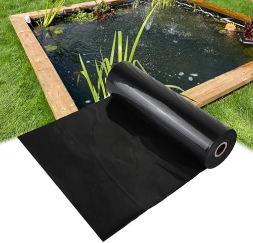Robuste Teichfolie, wasserdicht, für Gartenteich, 8 x 10 m, flexible Plane für Fischteich, Springbrunnen, Bachläufe, langlebig und undurchlässig, Wildtier-Wasserfall-Auskleidung