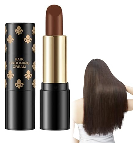 Einweg-Haarfärbestift, Instant-Stift-Ausbesserungs-Haarfärbemittel Haarfarbe Stick Temporäre Haarfarbe Haarfärbemittel Diy Makeup Stick Haarfarbe, Haarfarbe Stift Temporäre Für Haare Und Bart (Braun)