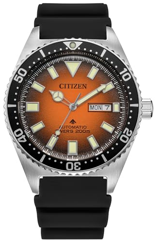Citizen Orologio Analogico Automatico Uomo con Cinturino in Poliuretano NY0120-01Z