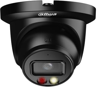 Dahua DH-IPC-HDW2449TMP-S-IL-0280B-B Dôme IP 4MP Smart Dual Light Noir | Extérieur