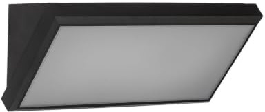 LED Outdoor Wall Light 'Abby' with Motion Detector (Modern) in Black (1 Light Source,) from Lindby | Wall lamp for Exterior/Interior Walls, House, Terrace und Balcony