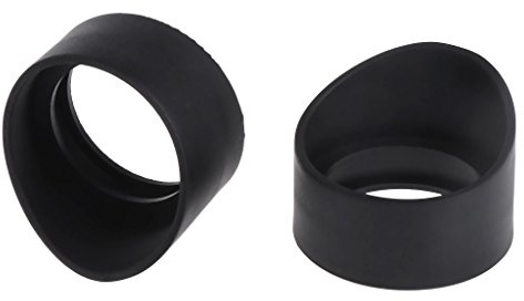 WOWOWO 2 pièces 34 mm de diamètre protège-oculaire en Caoutchouc pour télescope de Microscope stéréo