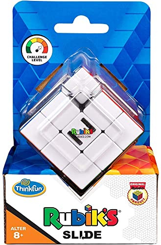 ThinkFun - 76459 - Rubik's Slide - Una nuova sfida per i fan del cubo originale Rubik 3x3. Un ottimo regalo per ragazzi e ragazze a partire da 8 Jarhren.
