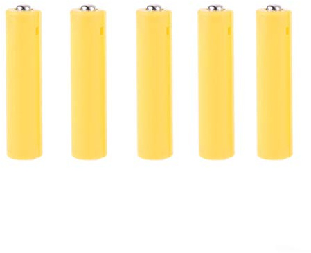 ZijianZZJ Fake Batterie, 5 Stück LR06 AA LR03 AAA Größe Dummy Fake Batterie Setup Shell Platzhalter Zylinderleiter