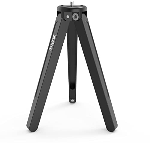 Smatree Mini trépied en Aluminium Compatible avec Gopro Hero 13/12/11/10/9/8/7/6/5/4/3+/3, Perche à Selfie, DJI Osmo Action, téléphone, Webcam Logitech avec Filetage 1/4