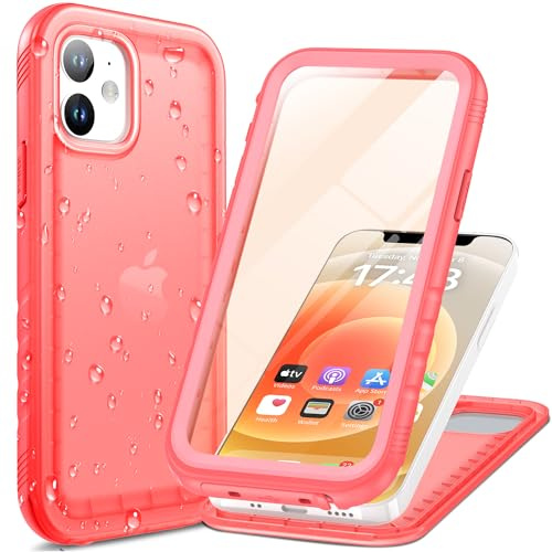 Cozycase TOP Militärschutz wasserdichte 360 Hülle Für iPhone 12/12 Pro | Outdoor Panzerhülle Full Armor Case, Vorne Hinten Komplett Schutz, Soßfest Staubschutz Baustelle Waterproof Handyhülle