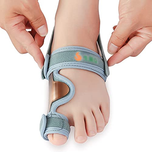 RAFCAR Bunion Corrector Orthopädische Bunion Splint Schmerzlinderung Nicht-chirurgischer Hallux Valgus Langlebiges Metall Nicht leicht verformbar Tag-Nacht-Unterstützung für Erwachsene