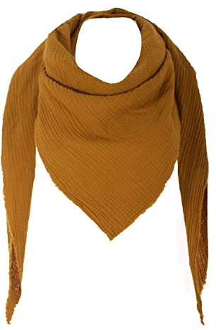 stylx XXL Tuch 23 Farben Farbwahl Halstuch Musselintuch Musselin Damen Damenhalstuch Dreieckstuch Schal Herren Männer Frauen Herrenhalstuch Dreieckig leicht (einlagig)