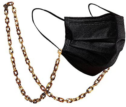 TEAMER Acryl Sonnenbrillen Ketten Leopard Kette für Brillen Multicolor Sonnenbrillen Kette Lanyard Lesebrille Kordel Hals Maske Riemen Seil Für Frauen Männer