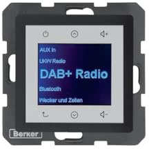 BERKER Radio Touch UP DAB+ BT Q.x anthrazit sam 30846086