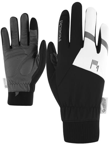 Roeckl Rofan 2 Winter Fahrrad Handschuhe lang schwarz/weiß 2025: Größe: 7