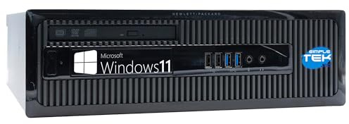 SIMPLETEK - Desktop Computer SFF Desktop PC i7 | Windows 11 Pro | 8GB RAM | 120GB SSD | DVD-RW CD | RS232 (Refurbished)