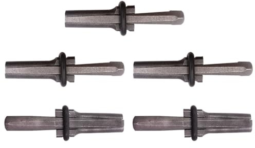 5Pcs Pietra Splitting Tool Stone Splitters Metal Plug Cunei Concrete Rock Splitters Strumento mano Pietra Scalpelli Graniti Marmo Splitters