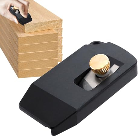 Rabot À Main Pour Travail Du Bois - Rabot Manuel Mini Réglable Avec Précision,Outil d'Ajustage Artisanal pour Menuisiers - Pour Projets de Bricolage et Travail du Bois