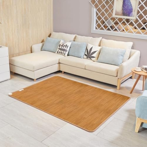 Under Rug Heating Mat For Home Office Indoor Use Electric Heated Floor For Desk Warm And Cozy Carpet Pad(100 * 150cm)