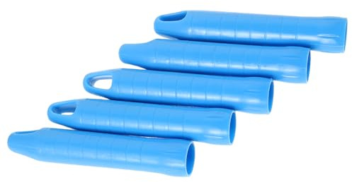 Veemoon 5 Pezzi Tappi Terminali in Plastica per Manico Scopa con Gancio, Impugnatura Confortevole e Asta Estensibile per Pulizie Domestiche