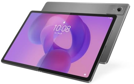 Lenovo Idea Tab Plus 12.1 2.5K 90Hz Touchscreen Tablet, MediaTek Dimensity 6400, 8GB RAM, 256GB Storage, Android, Wi-Fi, Includes Stylus Pen & AC Adapter, Grey (ZAG70141GB)