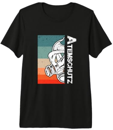 Vintage Feuerwehr Atemschutz Atemschutzgeräteträger Premium T-Shirt
