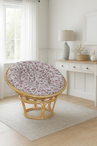 moebel direkt online Papasansessel, Durchmesser 80 cm Sessel mit Kissen