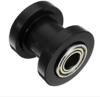 Alamor Guida del tenditore del tendicatena a Catena da 10 mm per Moto da Pit Bike Mini Dirt Nero/Rosso/Bianco - Nero