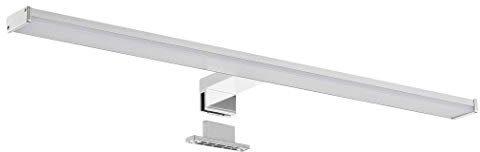 SEBSON LED Lampada da Specchio per Bagno 60cm, IP44, Lampada Morsetto + Armadio, Bianco Neutro 4.000K, 12W, 900lm - 600x108x44mm