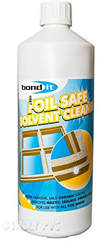 2Xfoil Safe Solvent Cleaner for uPVC Woodgrain Door, Window and Conservatory Frames 1 Litre