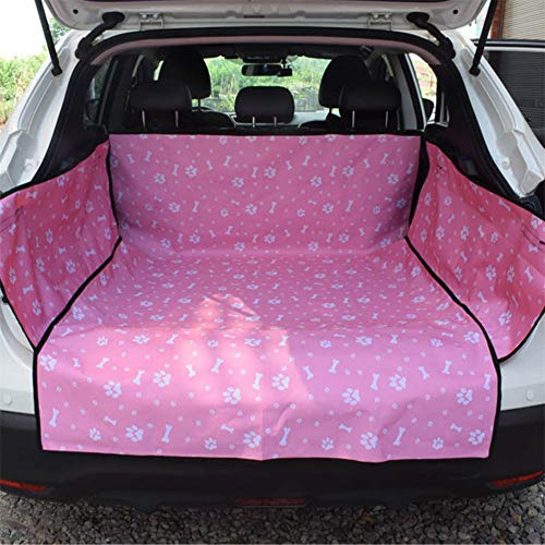 ppactvo Car Boot Liners For Dogs Waterproof Car Boot Protector Cover Mat For Dogs Pet Car Supplies pink