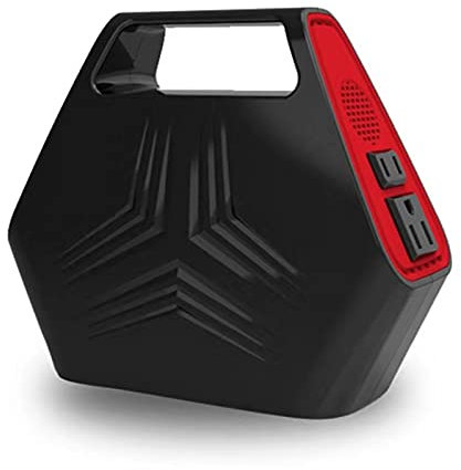 TIM-LI Stockage D'énergie De Banque d'alimentation 100W / Batterie Au Lithium De Secours/Alimentation Au Lithium Rechargeable Solaire avec Prise USB pour Le Camping