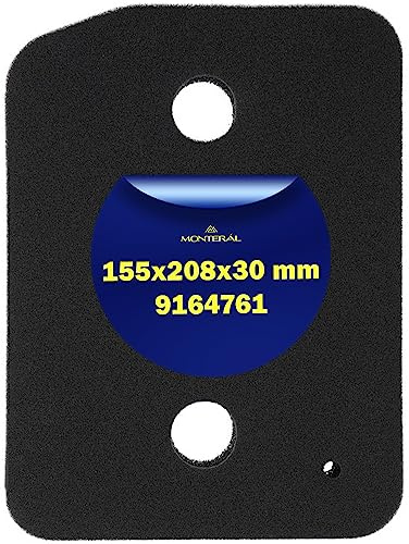 Schwammfilter für Trockner 208 x 155 x 30 mm 9164761 für Miele | Flusenfilter Wäschetrockner mit Garantie 10 Jahre - MONTERAL