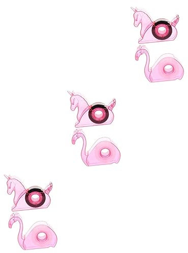 DOITOOL 6sätze Klebebandspender Teiliges Praktisches Tisch-accessoire Für Studenten Und Zuhause Niedliches Design Mit Flamingo Und Einhorn Einfach Zu Bedienen Und Langlebig Für Kreative