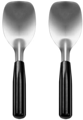 Leadigol 2PCS Multifunction Ice Cream Spade,Stainless Steel Ice Cream Scoop Flat Paddle Ice Cream Scoop Butter Cutter