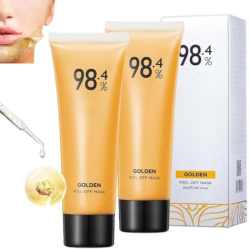 Honey Tearing Mask Peel, Honey Tearing Mask Peel Mask Oil Control Clean, Blackhead Peel off Honey Mask, Oil Control Blackhead Remover Skin Clean Pores Shrink for Male and female (2pcs)