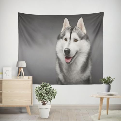 EHOMERY Wandteppich Quadratisch Wand Teppich Trippy Heiser Wandteppich Jugendzimmer Wanddekoration Dachschräge Wohnzimmer Schlafzimmer Wandbehang Dekoration 350x250cm