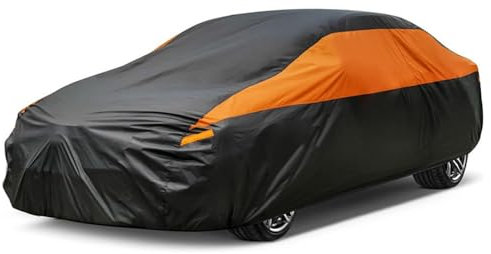 AMENAS Autoabdeckung Wasserdicht und atmungsaktiv, für VW Touran 2003-2012 Vollgarage Autoplane zum Schutz vor Regen, Schnee, Sonne und Staub,B